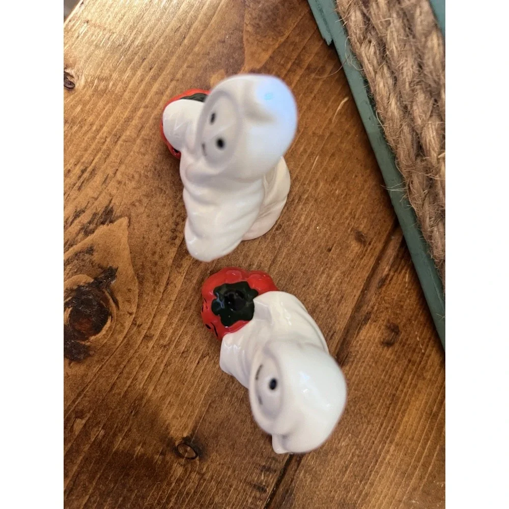 (2) Vintage George Good Ghost Halloween Jack O Lanterns 3
